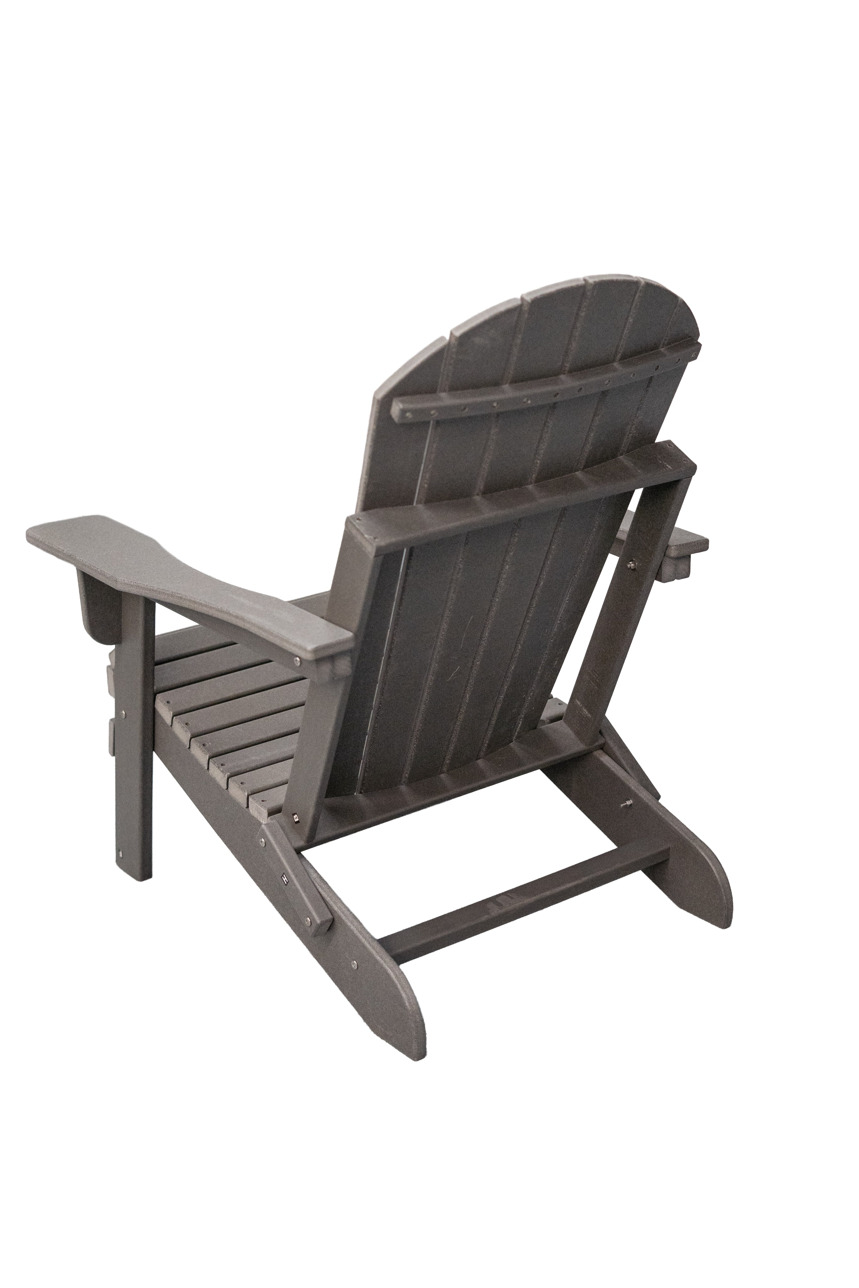 Classic Adirondack Chair - Weathered Wood