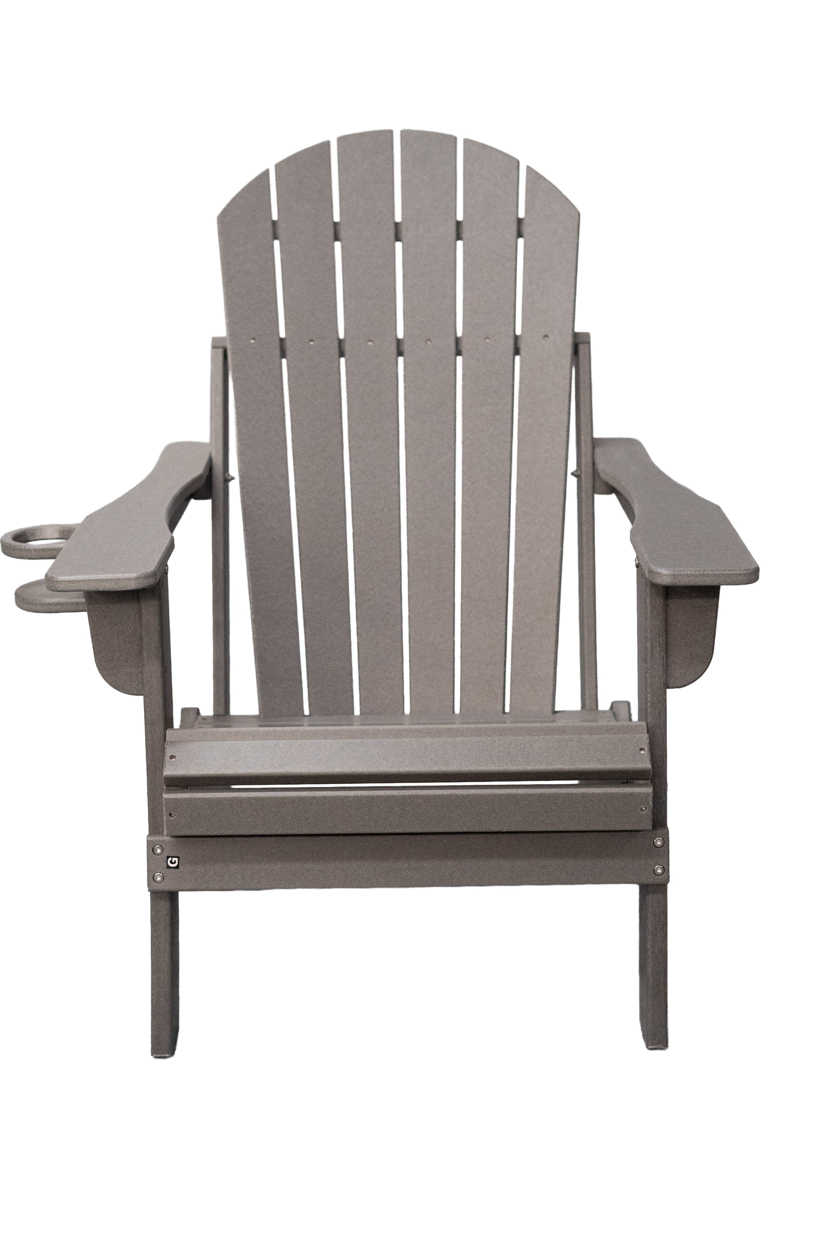 Classic Adirondack Chair - Weathered Wood
