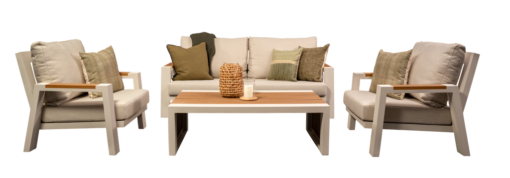 Bellagio  Coffee Table with Teak top