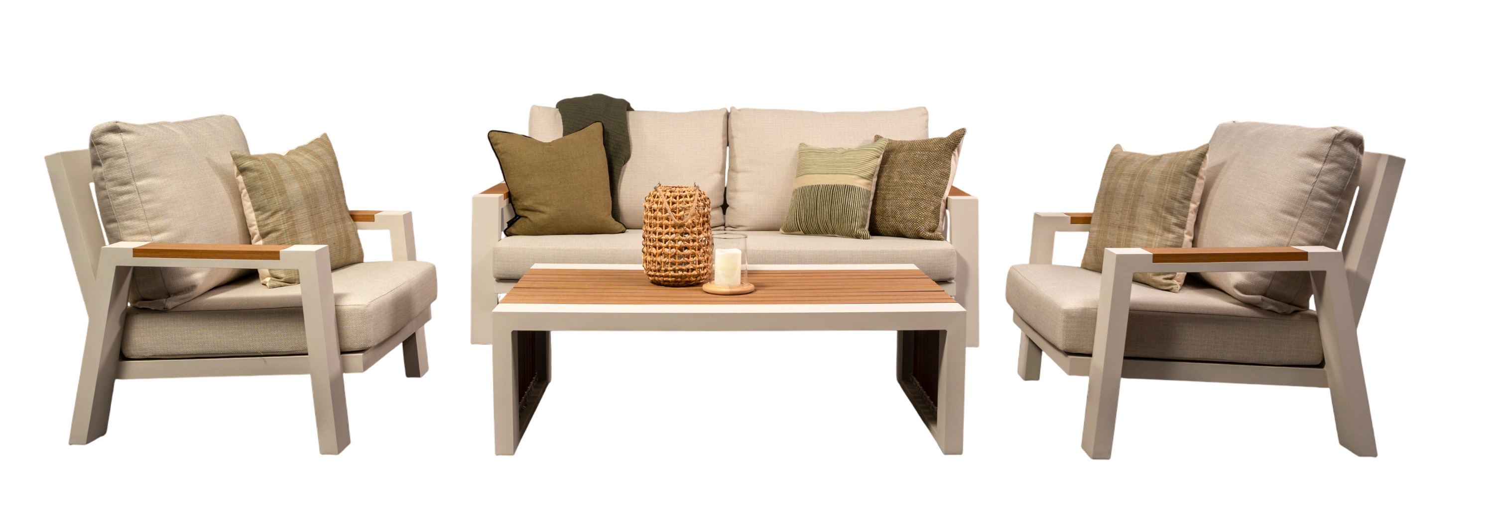 Bellagio  Coffee Table with Teak top