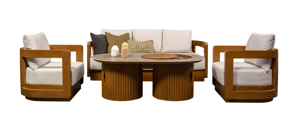 Bowery 4 Piece Fire Pit Set