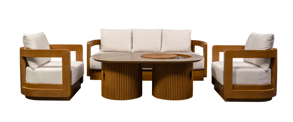 Bowery 4 Piece Fire Pit Set