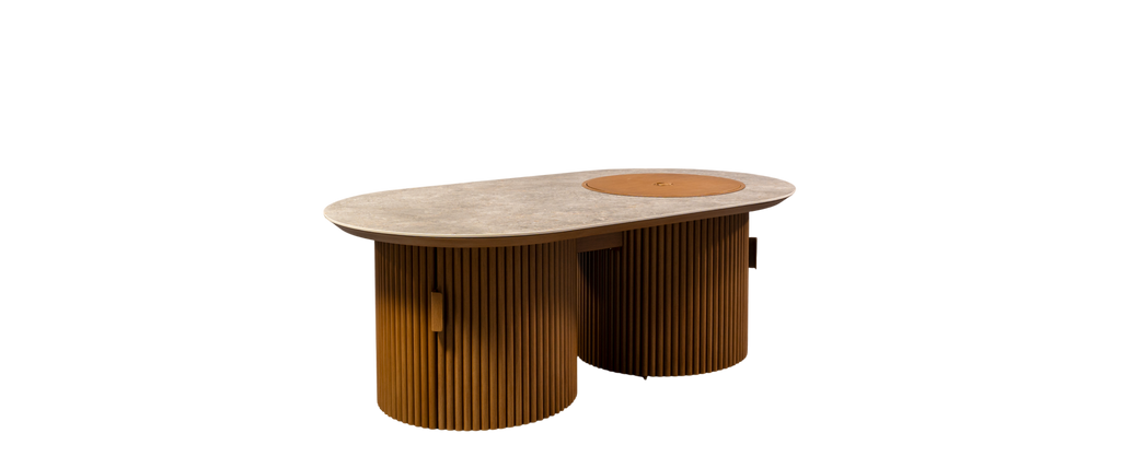 Bowery  Fire Pit Coffee Table