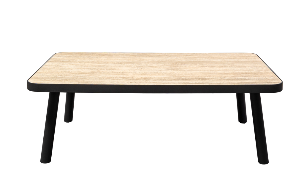 Elegant Rectangular Sintered Stone Coffee Table