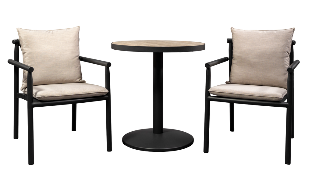 Elegant  Sintered Stone 28" Bistro Table