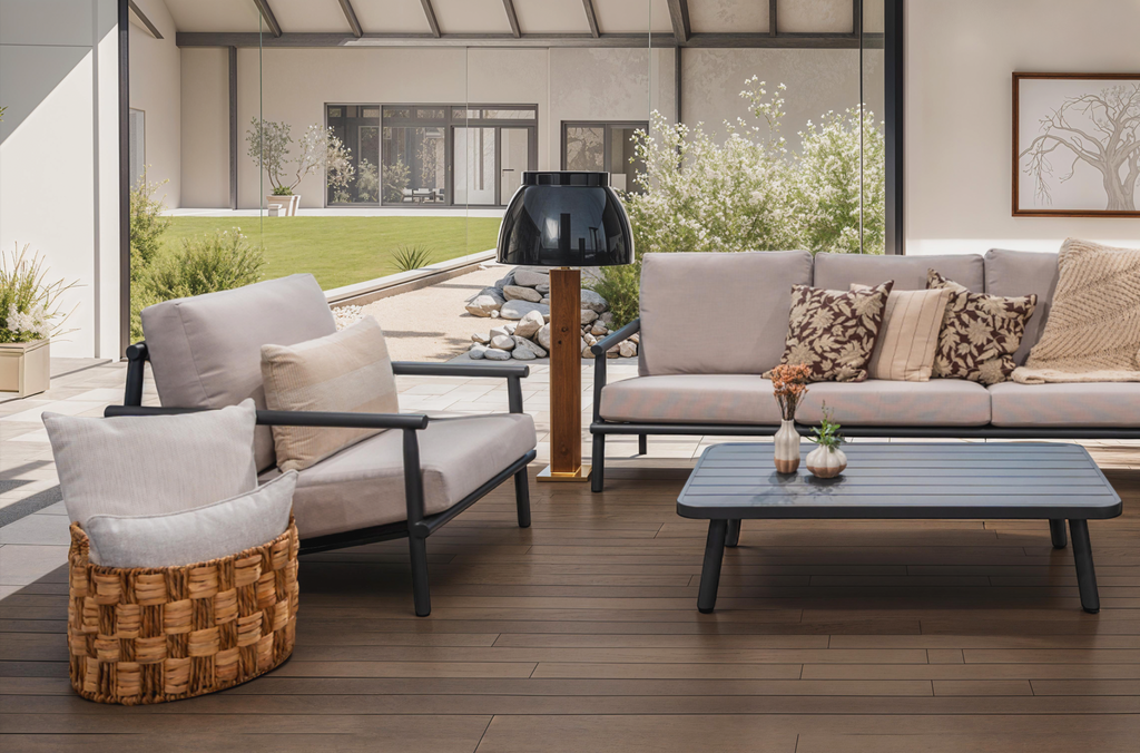 Elegant 4 Piece Sofa Set - Sunbrella