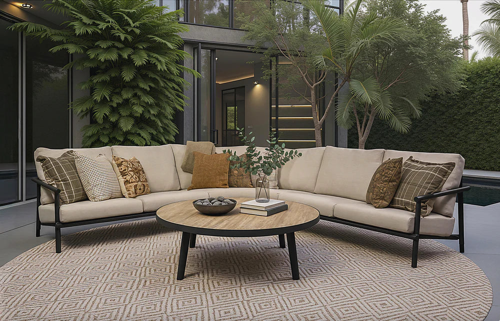 Elegant 3pc Sectional - Sunbrella