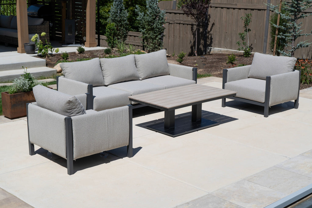 Fairview 4 Piece Lounge Set - Light