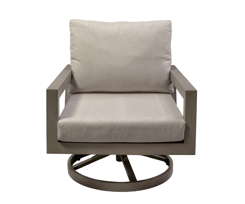Larkspur 5 Piece Swivel Fire Chat Set