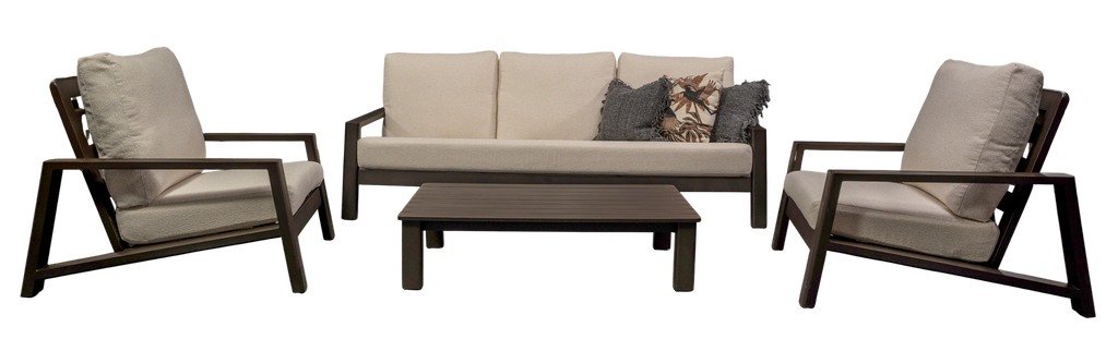 Venetia 4 Piece Sofa Set - Olefin