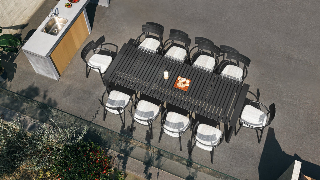 Vienna Dining Chair 2 Pack - Canvas Granite