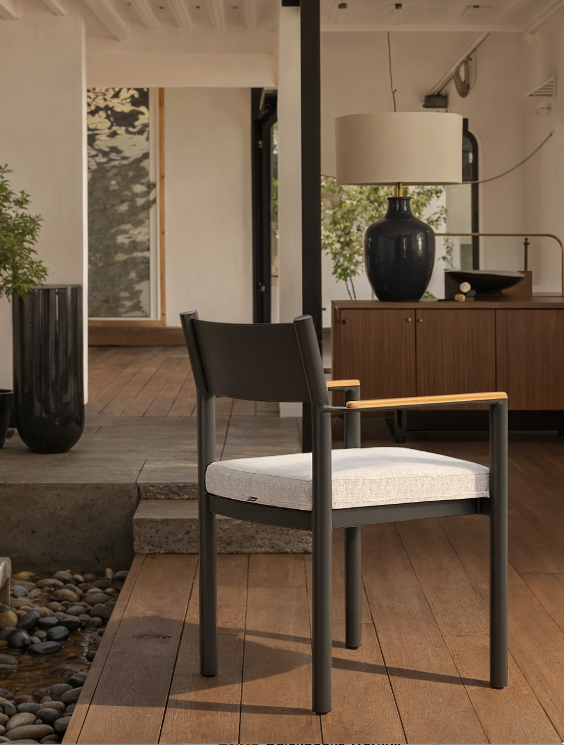 Vestige Dining Chair 2 Pack - Canvas Granite